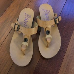 Blowfish Buckle Thong Sandal